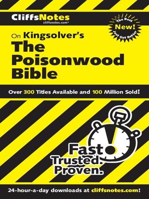 cover image of CliffsNotes on Kingsolver's the Poisonwood Bible